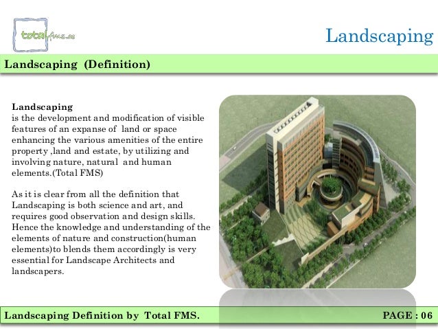landscaping definition