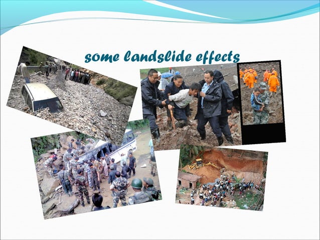 Landslide causes, effects, controls | PPT