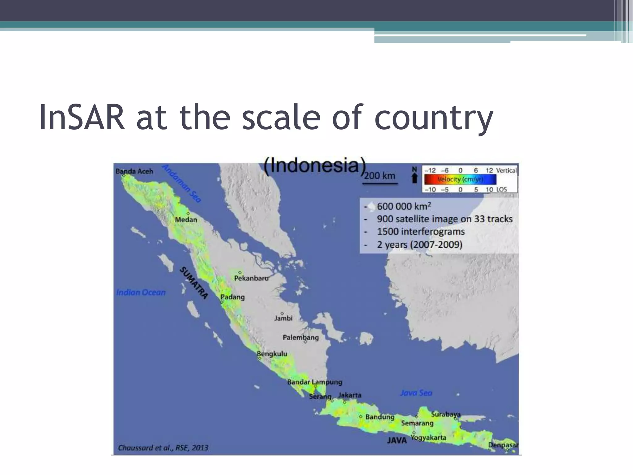 InSAR at the scale of country
 
