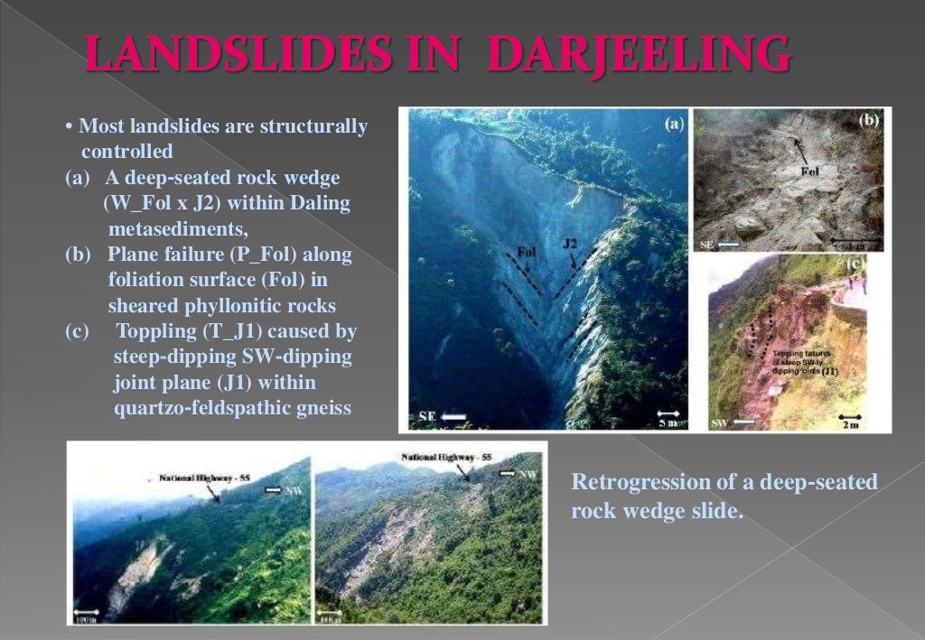 case study on landslides