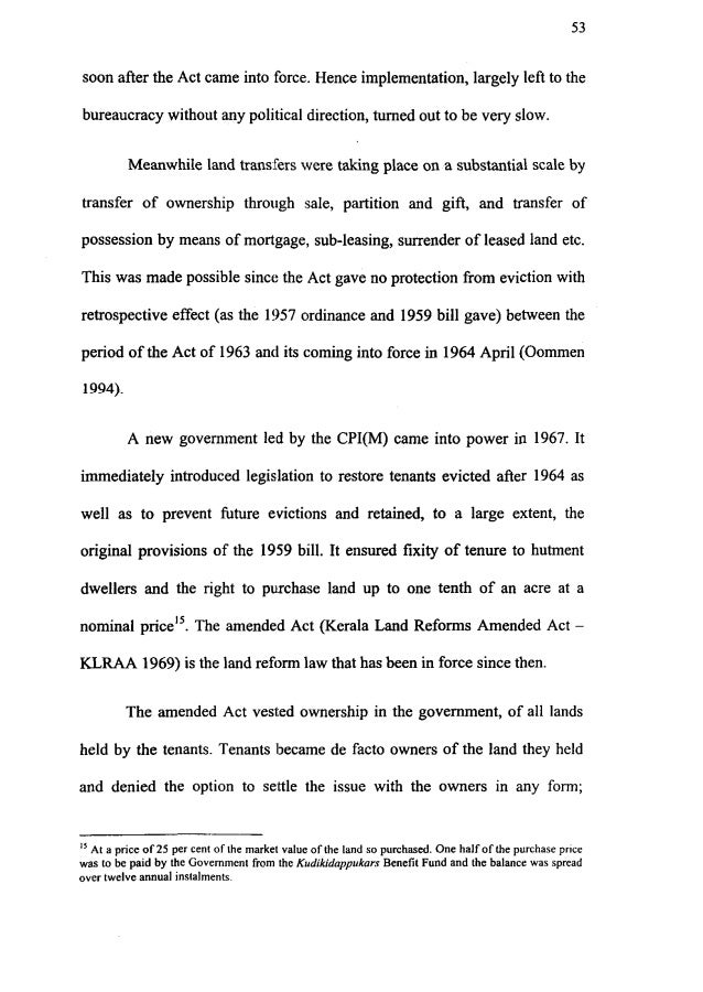 Land Tenure History Of Kerala And Land Reforms