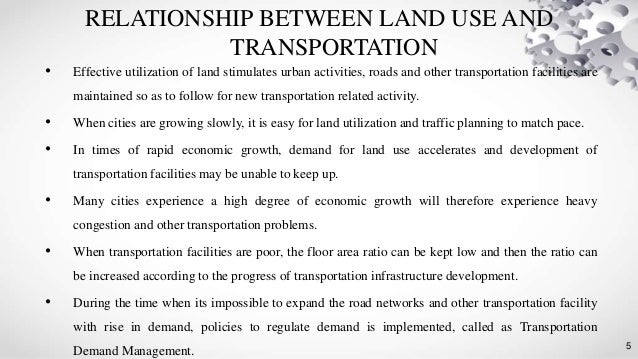 Land Use Transportation Relation