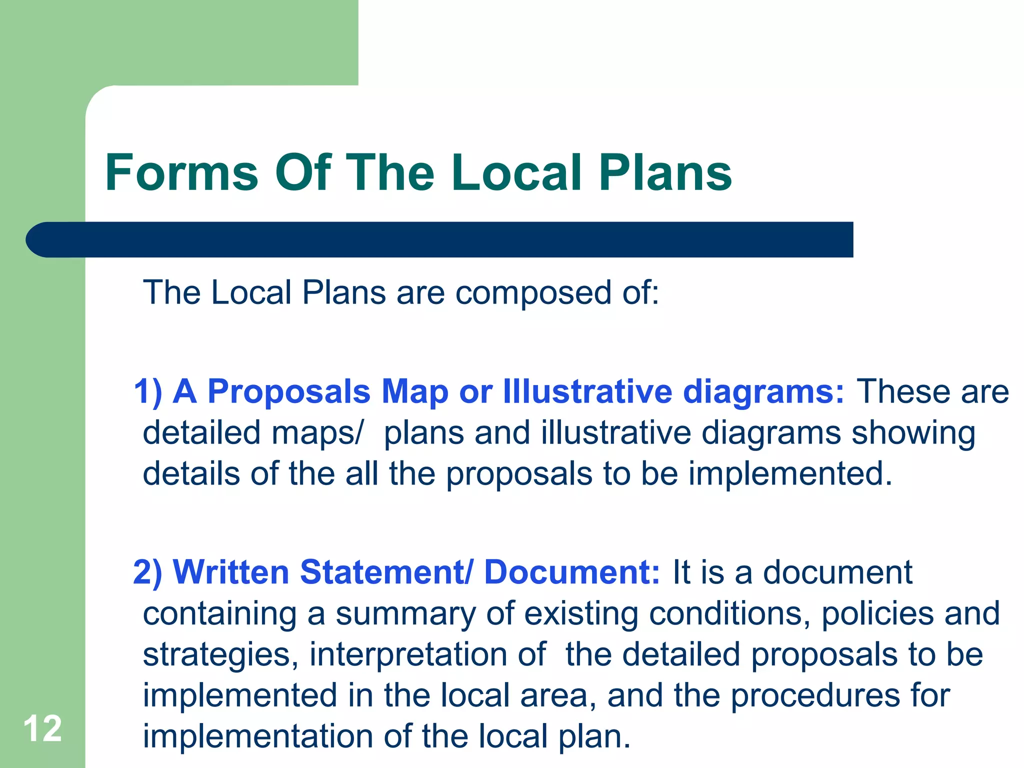 Land use and building control as a tool for implementation of master ...