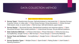 Comprehensive Data Collection Methods for Land Use and Resource ...