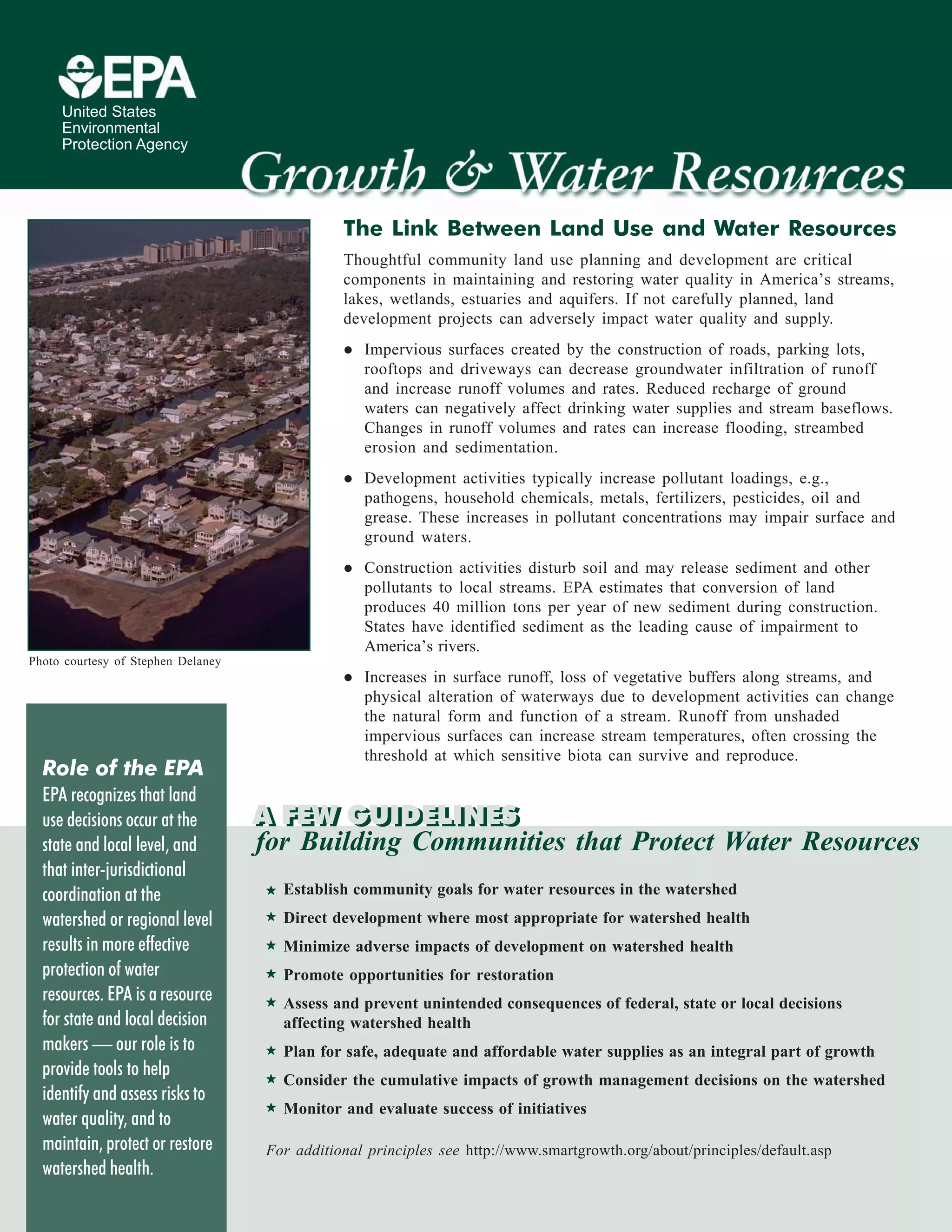Land use and water | PDF