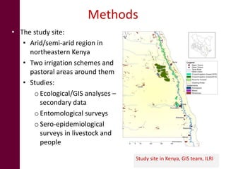 Land use change and the risk of selected zoonotic diseases: Observations from a case study in an arid/semi-arid area in Kenya