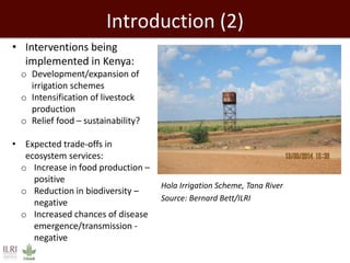 Land use, biodiversity changes and the risk of zoonotic diseases: Findings from a cross-sectional study in Tana River County, Kenya