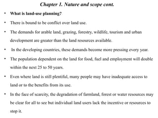 Land Use Planning and evaluation principle .pptx