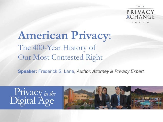 American Privacy The 400 Year History Of Our Most Contested Right