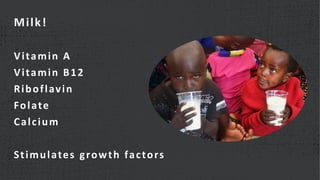 How can animal source foods contribute to nutrition?