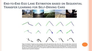 END-TO-END EGO LANE ESTIMATION BASED ON SEQUENTIAL
TRANSFER LEARNING FOR SELF-DRIVING CARS
 