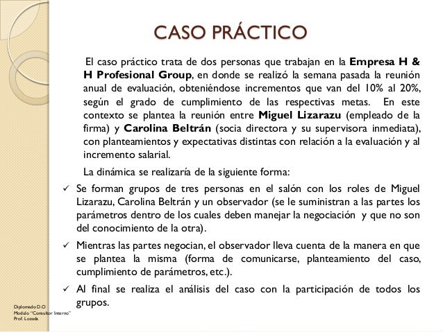 Casos Practicos De Consultoria Resueltos Invermas