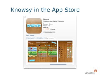 Knowsy in the App Store
 