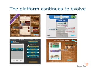 The platform continues to evolve
 