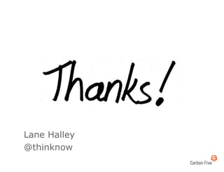 Lane Halley
@thinknow
 