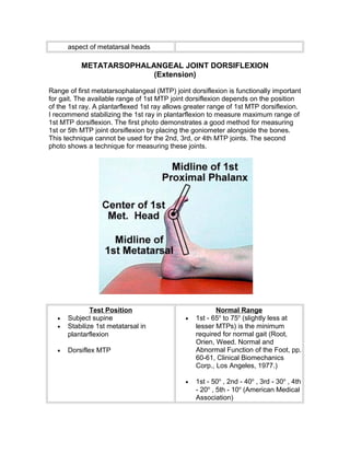 M Tp Normal Rom La neta de la goniometria | DOC