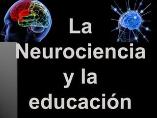 La Neurociencia y la educación 