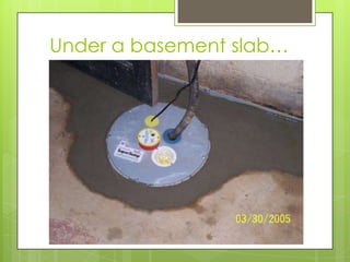 Water intrusion in crawl space