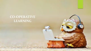 CO-OPERATIVE
LEARNING
 