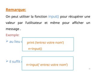 langage de progra python power point presentation | PPTX