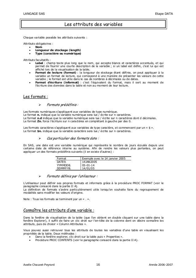 Sas set plusieurs tables Sas set plusieurs tables