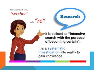 Langauge of the research | PPTX