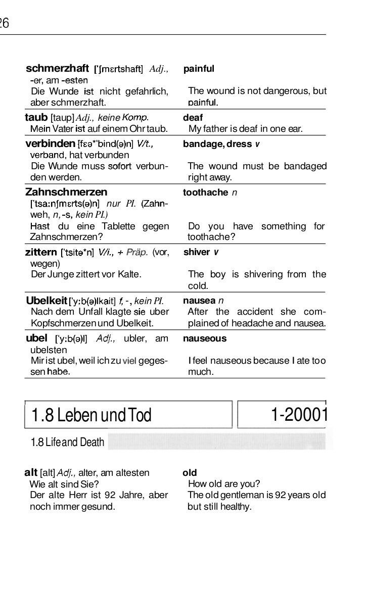 Langenscheidt Basic German Vocabulary Only Text