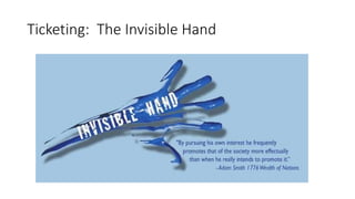 Ticketing: The Invisible Hand
 