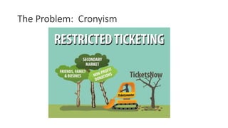 The Problem: Cronyism
 