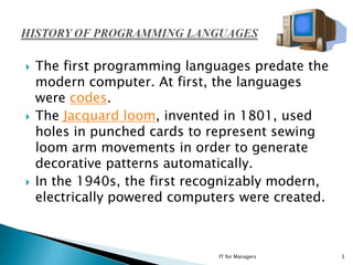 Lang generations 7557_syed_ghazanfarnaqvi_saturday | PPTX | Programming ...