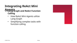 LangGraph using ReAct mini with Agents.pptx