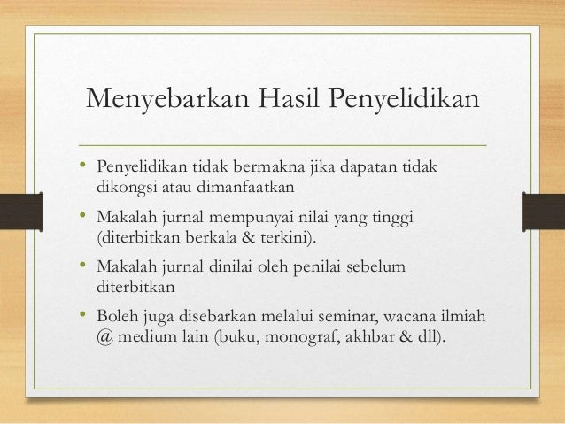 Langkah langkah dalam proses penyelidikan