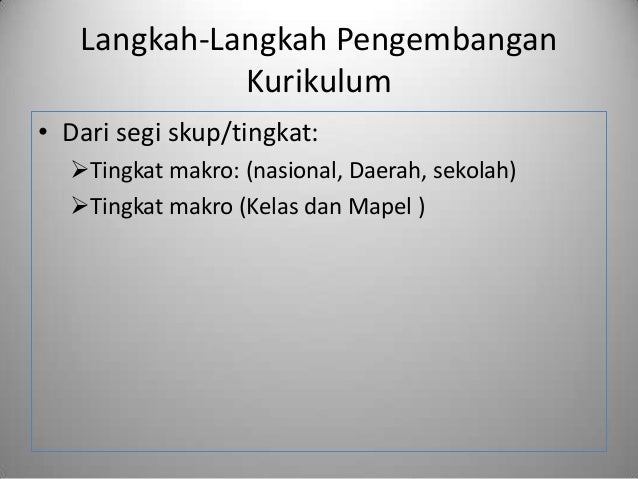 Langkah langkah pengemb kurikulum (Oleh Dr. Sukiman, M.Pd.)