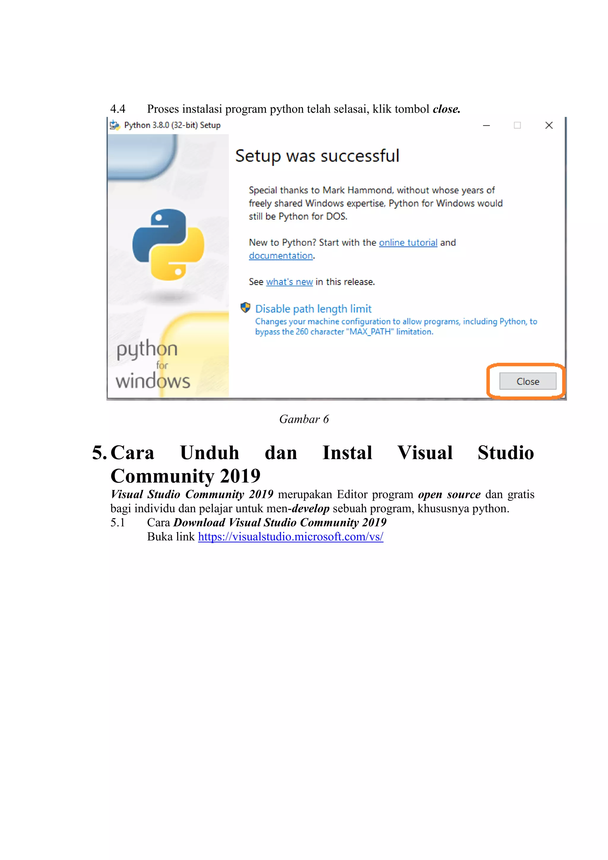 Langkah langkah untuk menginstal program python 3 pada sistem operasi ...