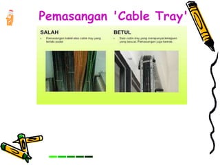 Pemasangan 'Cable Tray'
 