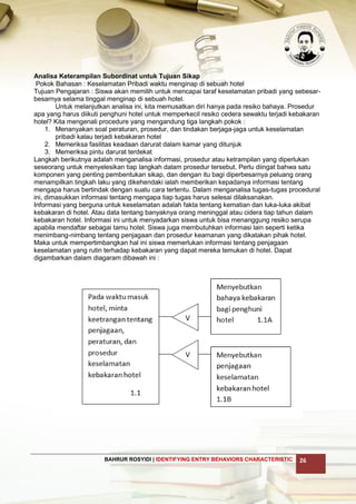 Langkah 3 identifying entry behaviors characteristic | PDF