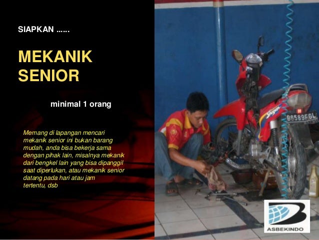 Langkah demi langkah membuka bengkel sepeda motor