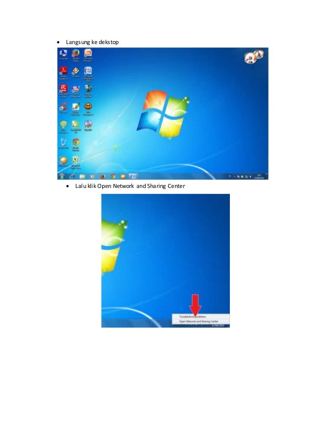 LANGKAH LANGKAH MENGKONEKSIKAN 2 KOMPUTER LANGKAH LANGKAH MENGKONEKSIKAN 2 KOMPUTER