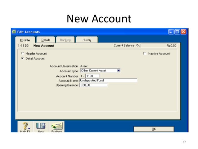 Langkah-langkah Menjalankan Aplikasi MYOB