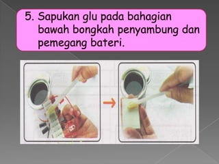 Langkah memasang komponen pada litar projek | PPTX