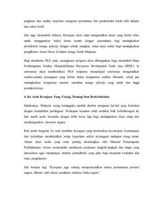 Langkah membina negara maju dan sejahtera