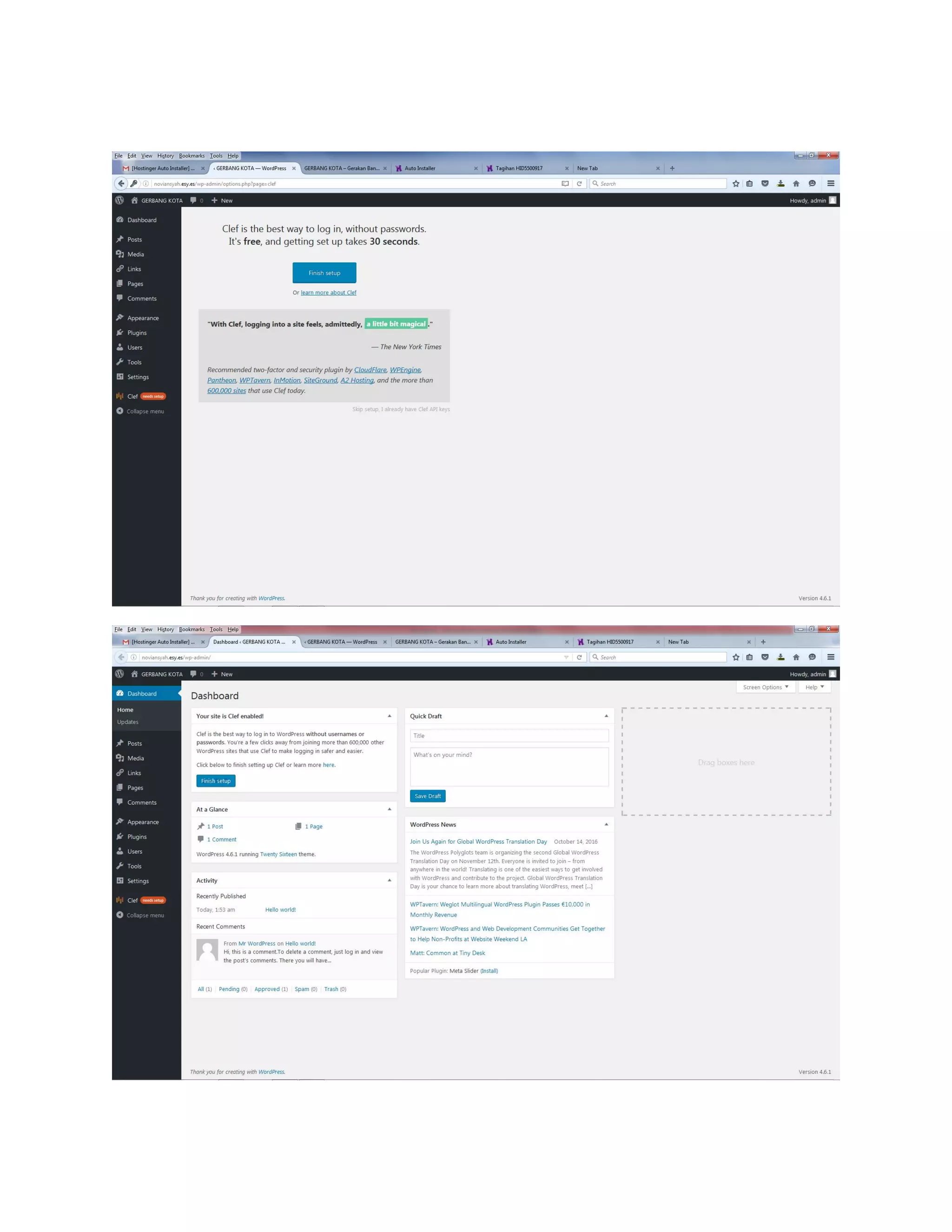 Langkah membuat hostingan gratis