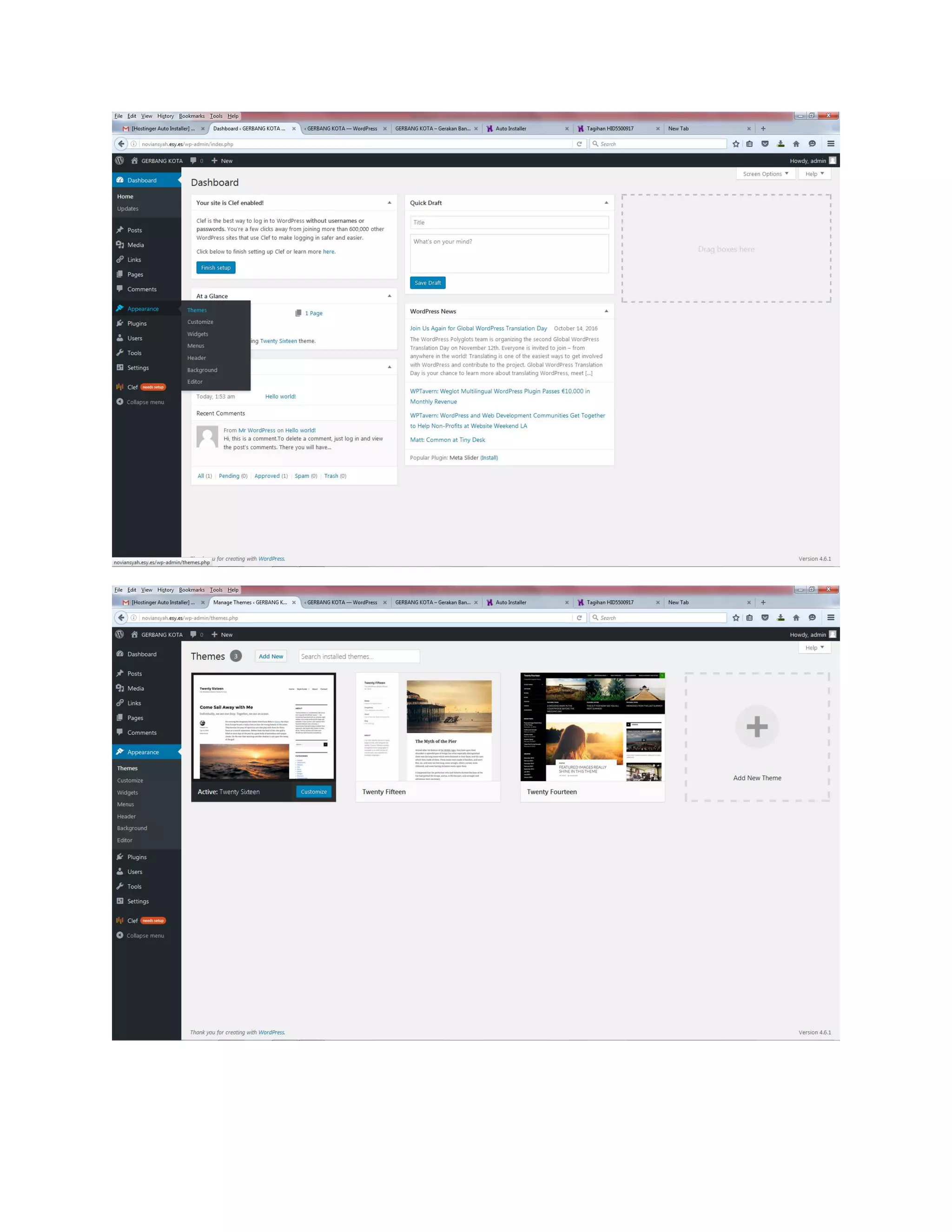 Langkah membuat hostingan gratis