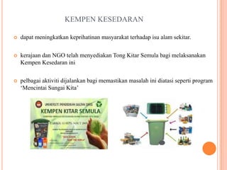 cadangan mengatasi kesan kegiatan ekonomi