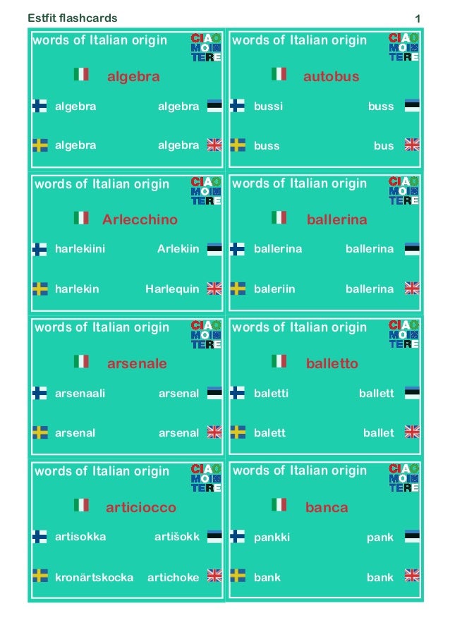 words for origin