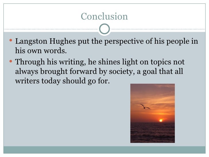 Langston Hughes Research Paper