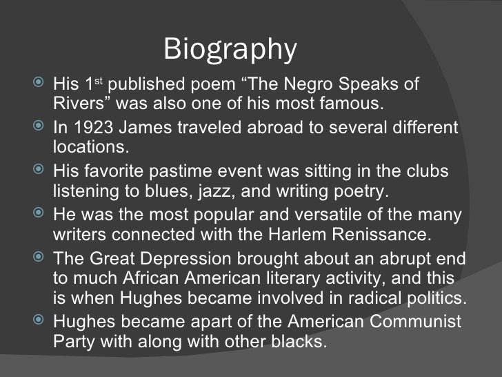 literary analysis of the poem jazzonia by langston hughes Analysis of langston hughes english literature essay langston hughes' poetry also changed in another poem hughes writes about his dreams being put off as. literary analysis of the poem jazzonia by langston hughes Analysis of langston hughes english literature essay langston hughes' poetry also changed in another poem hughes writes about his dreams being put off as.