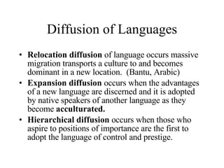 Languages Diffusing Language | PPT