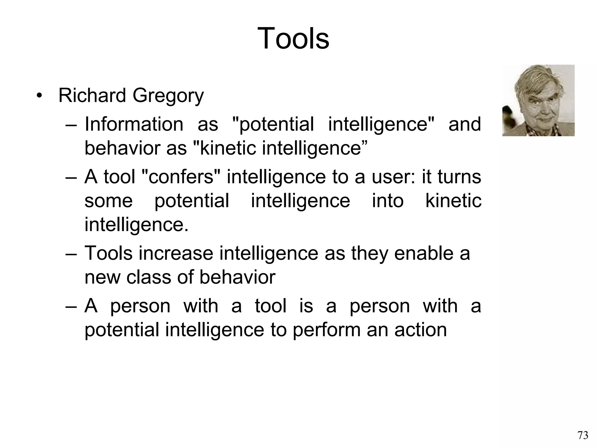 73
Origins of Language
• Symbolic representation (Derek Bickerton, 1992)
– Animal communication is holistic: it
communicates the whole situation
– Human language breaks down the situation
– Animal communication is limited to what is
relevant to survival
– Humans can communicate about things that
have no relevance at all for our survival
– Human and animal communication are
completely different phenomena
 