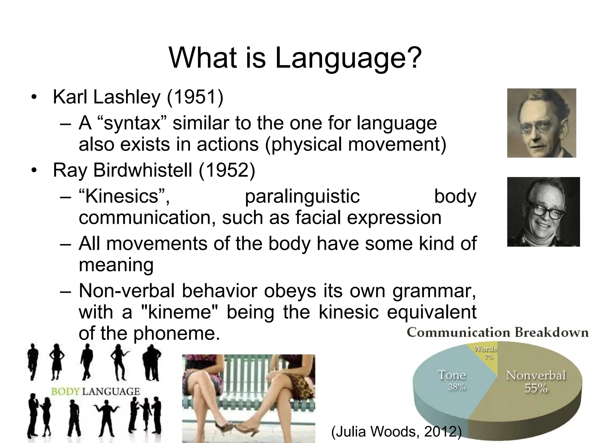 9
Introduction to Language
• The oldest language on Earth
An excerpt from the human genome
…GATTTGGGGTTCAAAG
CAGTATCGATCAAATAGT
AAATCCATTTGTTCAACT
CACAGTTT…
 